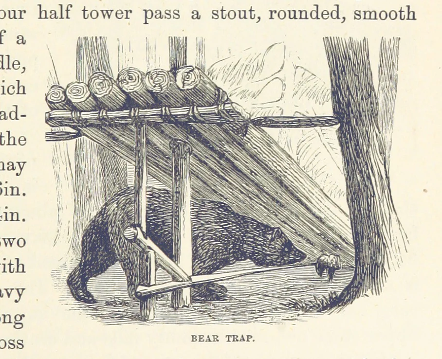 An illustration from Shifts and Expedients of Camp Life, Travels, etc, 1876, leaf 623