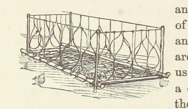An illustration from Shifts and Expedients of Camp Life, Travels, etc, 1876, leaf 638