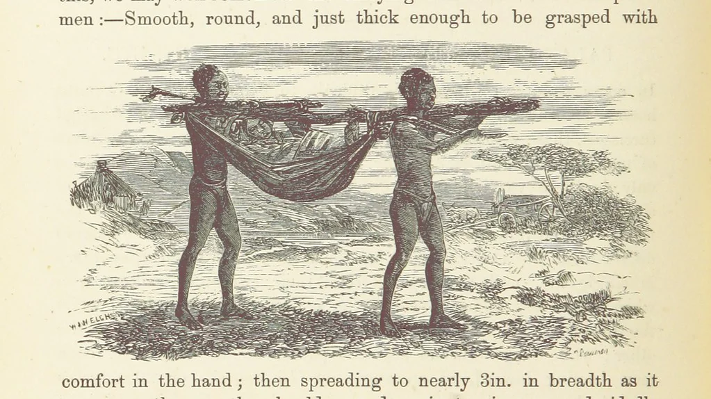 An illustration from Shifts and Expedients of Camp Life, Travels, etc, 1876, leaf 644