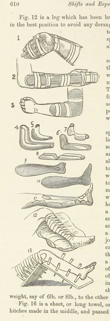 An illustration from Shifts and Expedients of Camp Life, Travels, etc, 1876, leaf 654