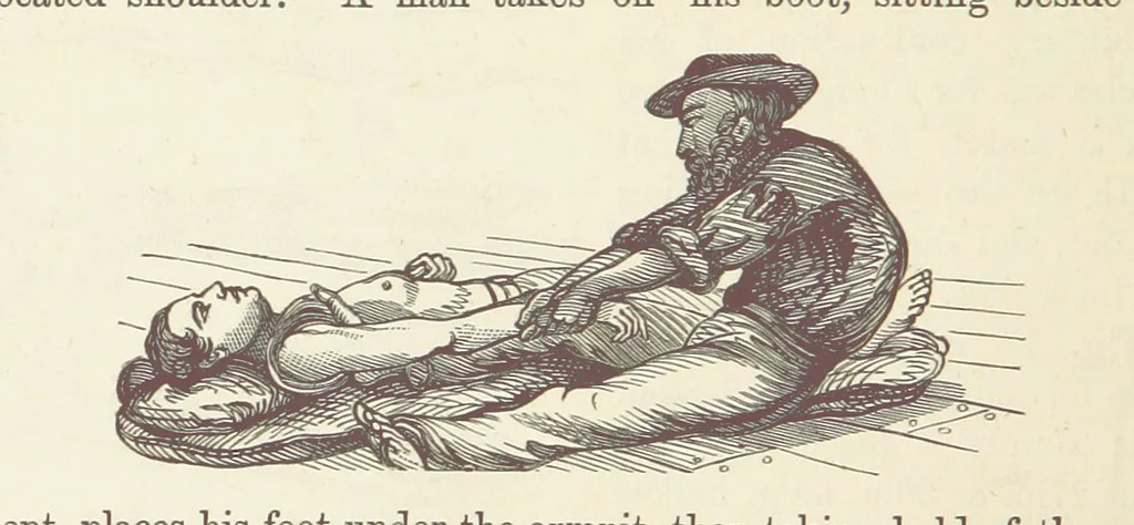 An illustration from Shifts and Expedients of Camp Life, Travels, etc, 1876, leaf 656