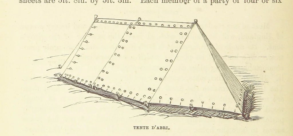 An illustration from Shifts and Expedients of Camp Life, Travels, etc, 1876, leaf 68