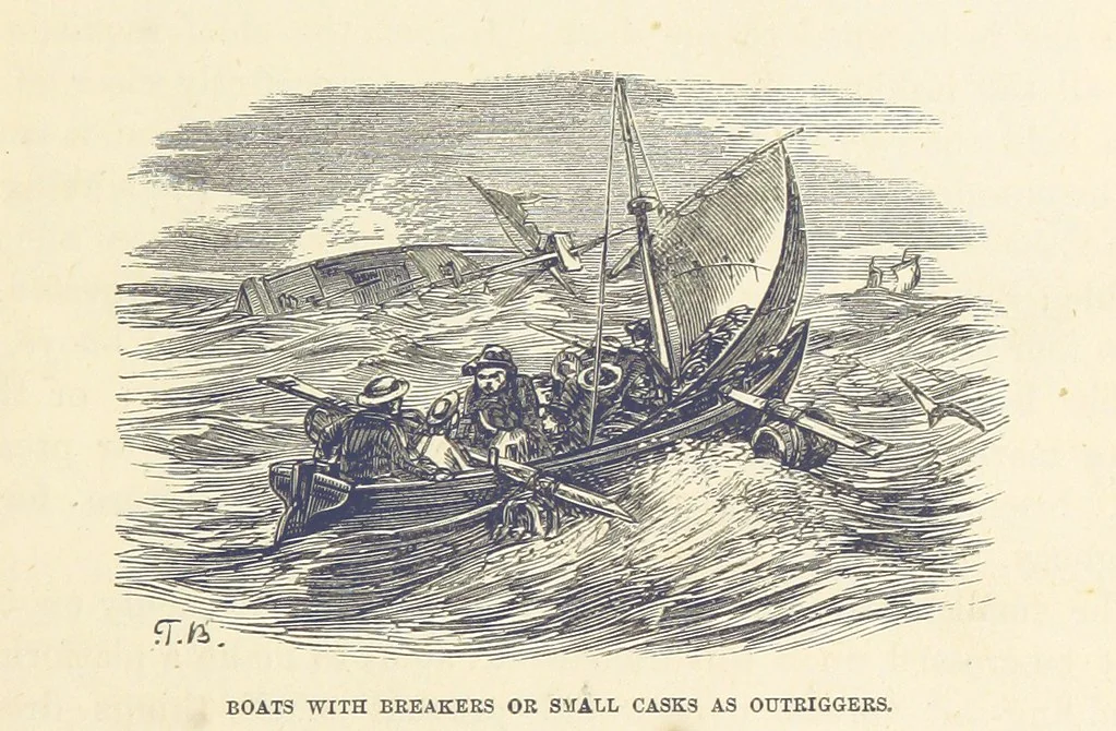 An illustration from Shifts and Expedients of Camp Life, Travels, etc, 1876, leaf 99