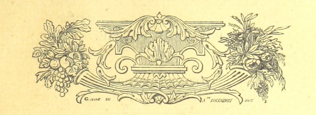 An illustration from Archives Royales de Chenonceau. Lettres et Devis de P. de l'Orme, et autres pièces relatives à la construction du Château de Chenonceau, publiés pour la première fois ... par ... C. Chevalier, 1864, leaf 245