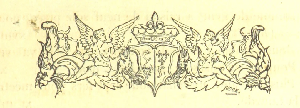 An illustration from Archives Royales de Chenonceau. Lettres et Devis de P. de l'Orme, et autres pièces relatives à la construction du Château de Chenonceau, publiés pour la première fois ... par ... C. Chevalier, 1864, leaf 69