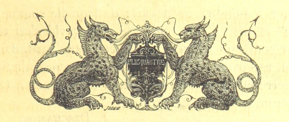 An illustration from Archives Royales de Chenonceau. Lettres et Devis de P. de l'Orme, et autres pièces relatives à la construction du Château de Chenonceau, publiés pour la première fois ... par ... C. Chevalier, 1864, leaf 81