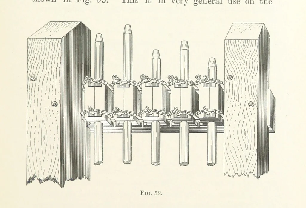 An illustration from A Handbook of Gold Milling, 1894, leaf 239