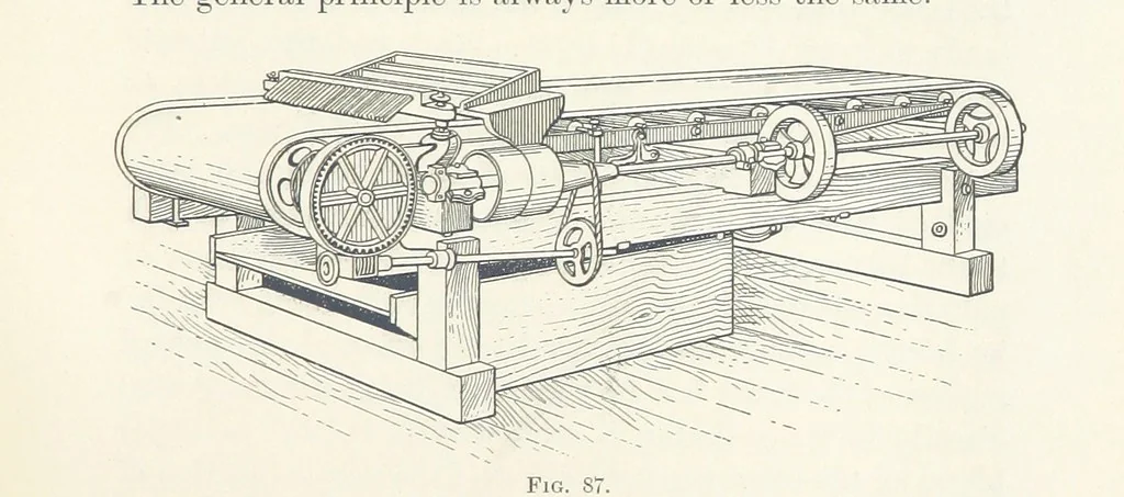 An illustration from A Handbook of Gold Milling, 1894, leaf 347