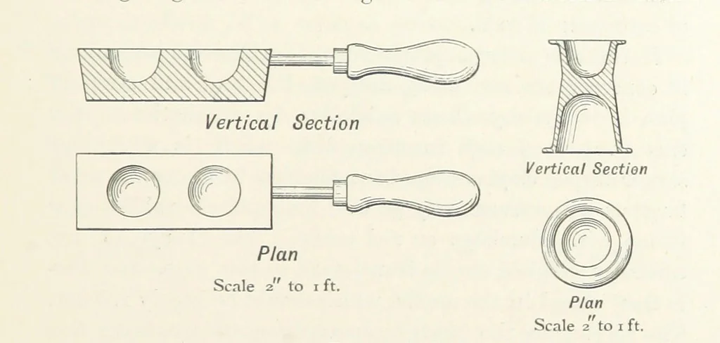 An illustration from A Handbook of Gold Milling, 1894, leaf 483