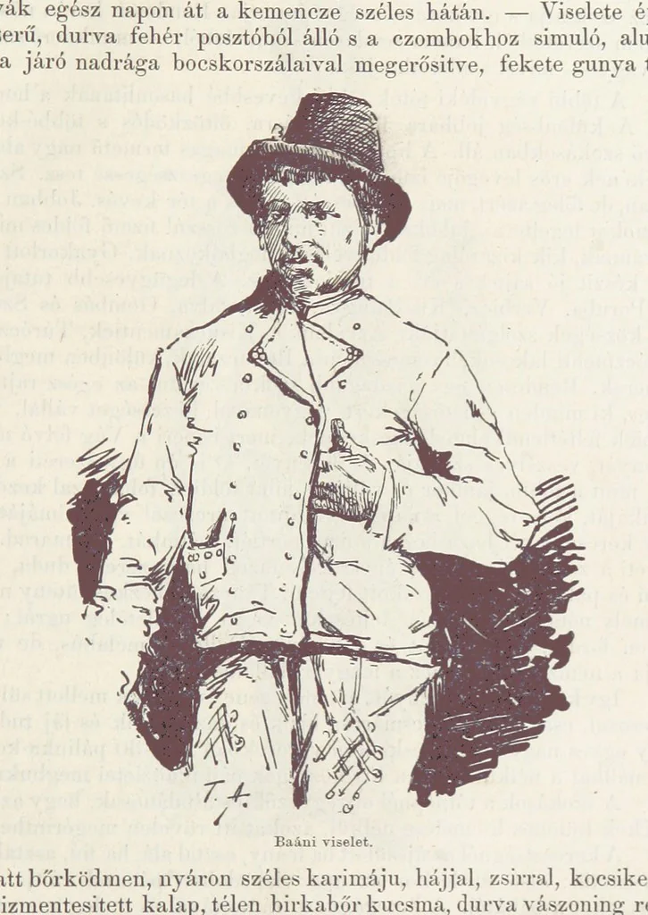 An illustration from A Vág és vidéke topographiai leirás, egyszersmind kalauz a Vág-völgyben utazók ... számára. ... 54 eredeti képpel. Kiadta L. Gy, 1881, leaf 45