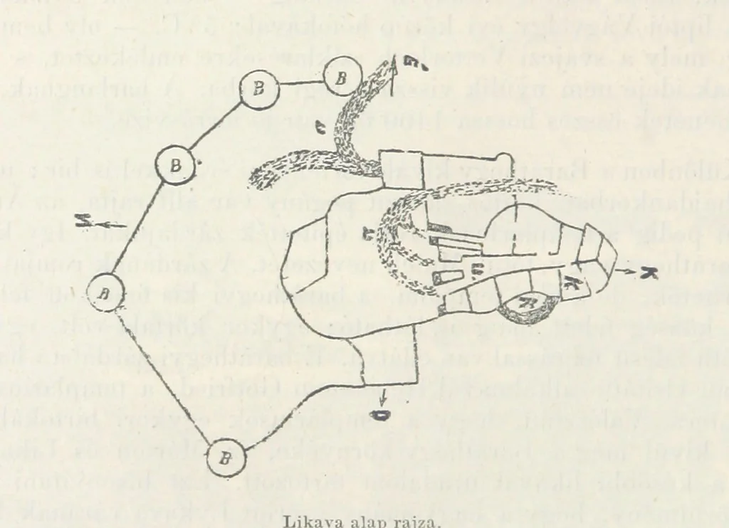 An illustration from A Vág és vidéke topographiai leirás, egyszersmind kalauz a Vág-völgyben utazók ... számára. ... 54 eredeti képpel. Kiadta L. Gy, 1881, leaf 78
