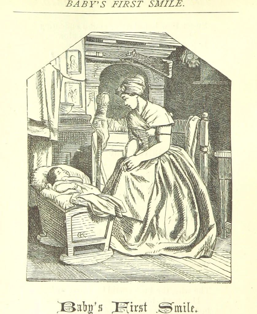 An illustration from Love Lyrics and Valentine Verses, for young and old. [E. M. Davies. With illustrations, 1875, leaf 198