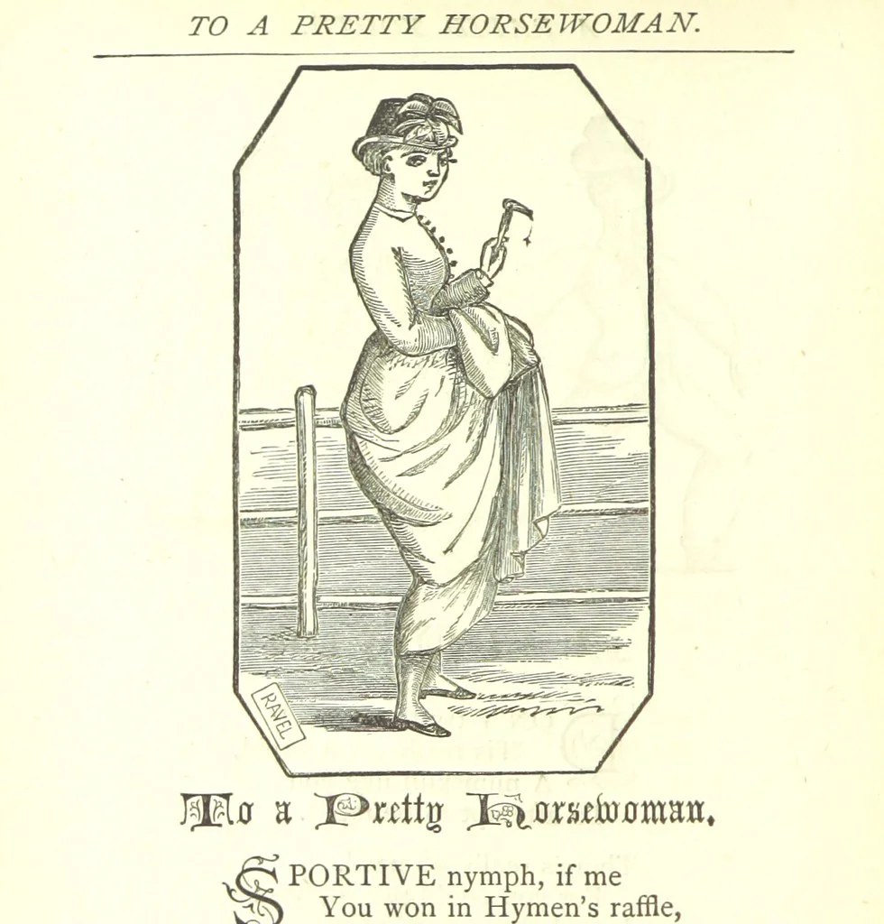 An illustration from Love Lyrics and Valentine Verses, for young and old. [E. M. Davies. With illustrations, 1875, leaf 220