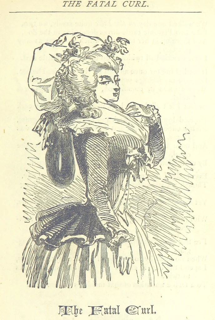 An illustration from Love Lyrics and Valentine Verses, for young and old. [E. M. Davies. With illustrations, 1875, leaf 227