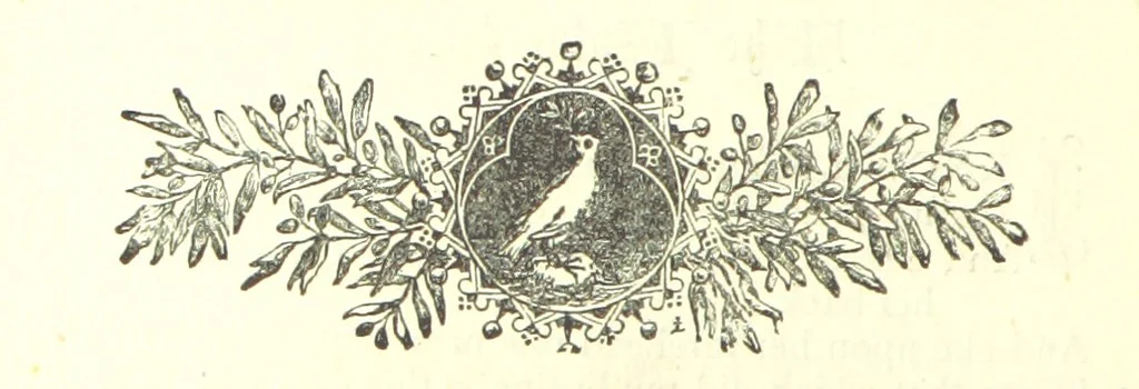 An illustration from Love Lyrics and Valentine Verses, for young and old. [E. M. Davies. With illustrations, 1875, leaf 228