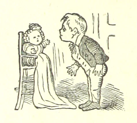 An illustration from Love Lyrics and Valentine Verses, for young and old. [E. M. Davies. With illustrations, 1875, leaf 230