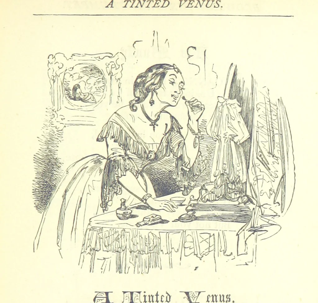 An illustration from Love Lyrics and Valentine Verses, for young and old. [E. M. Davies. With illustrations, 1875, leaf 239