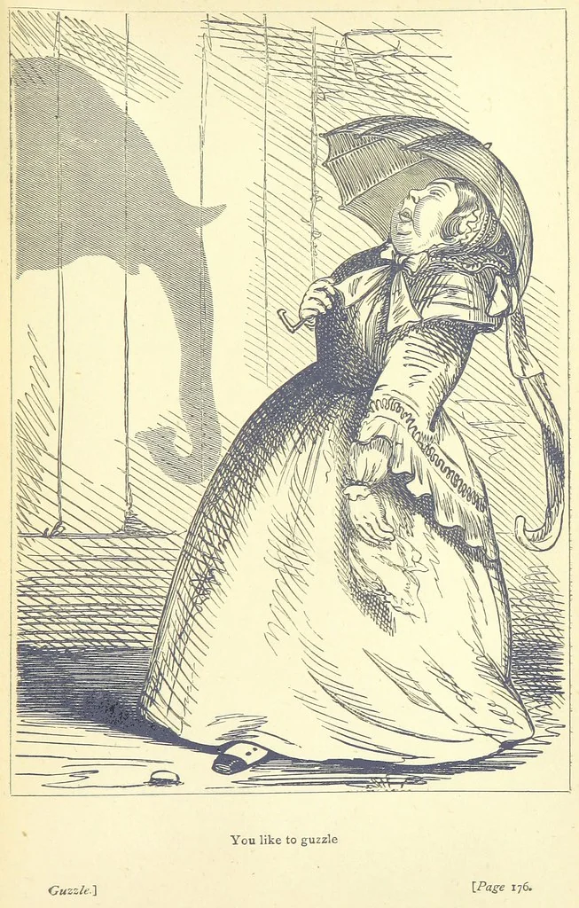 An illustration from Love Lyrics and Valentine Verses, for young and old. [E. M. Davies. With illustrations, 1875, leaf 245