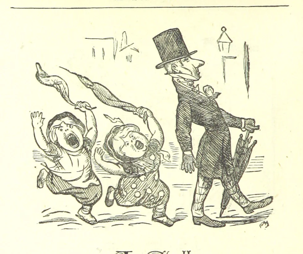 An illustration from Love Lyrics and Valentine Verses, for young and old. [E. M. Davies. With illustrations, 1875, leaf 248