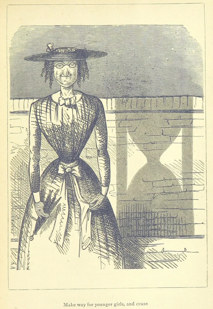 An illustration from Love Lyrics and Valentine Verses, for young and old. [E. M. Davies. With illustrations, 1875, leaf 251