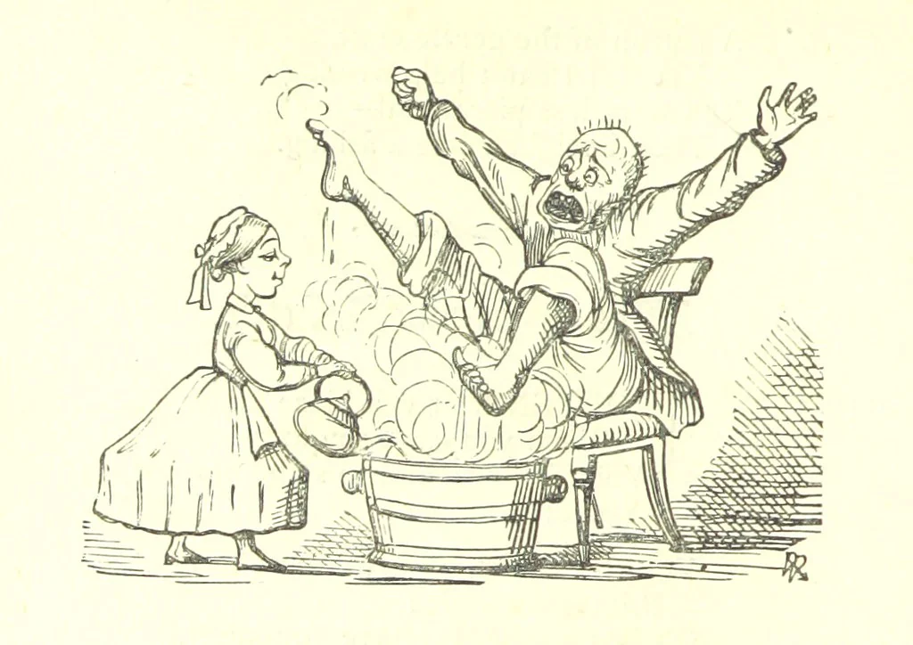 An illustration from Love Lyrics and Valentine Verses, for young and old. [E. M. Davies. With illustrations, 1875, leaf 264