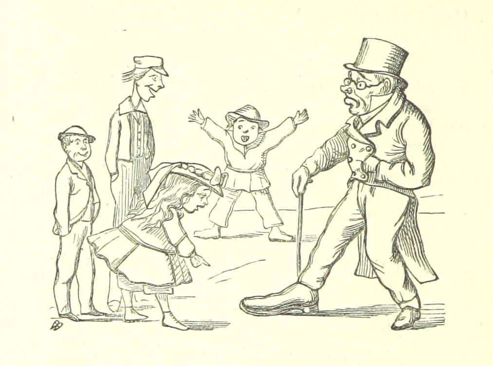An illustration from Love Lyrics and Valentine Verses, for young and old. [E. M. Davies. With illustrations, 1875, leaf 270