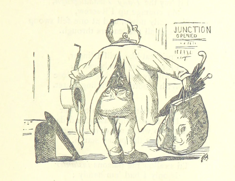 An illustration from Love Lyrics and Valentine Verses, for young and old. [E. M. Davies. With illustrations, 1875, leaf 271