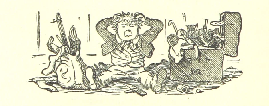 An illustration from Love Lyrics and Valentine Verses, for young and old. [E. M. Davies. With illustrations, 1875, leaf 272