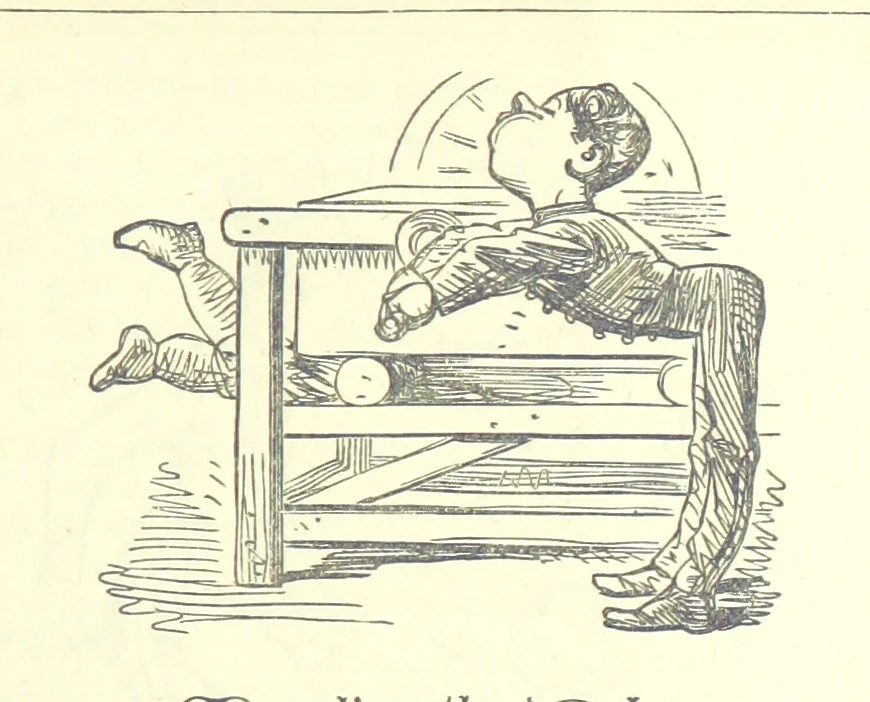 An illustration from Love Lyrics and Valentine Verses, for young and old. [E. M. Davies. With illustrations, 1875, leaf 277