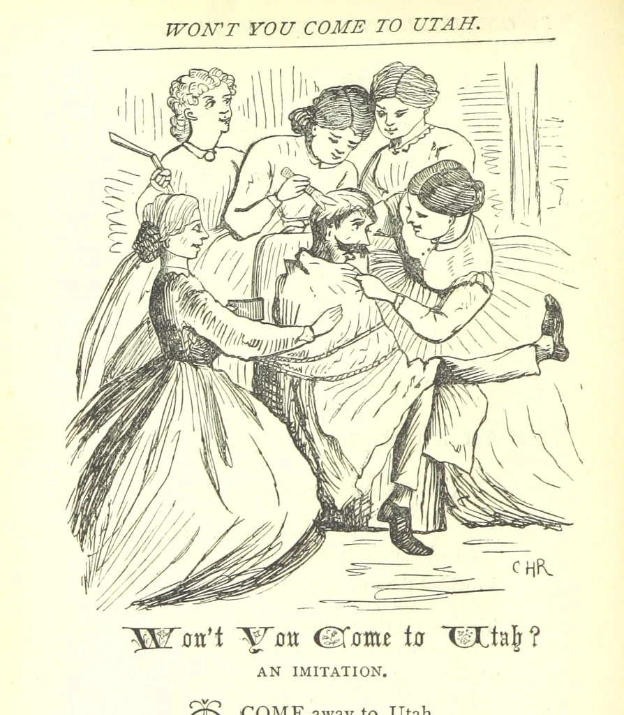 An illustration from Love Lyrics and Valentine Verses, for young and old. [E. M. Davies. With illustrations, 1875, leaf 288