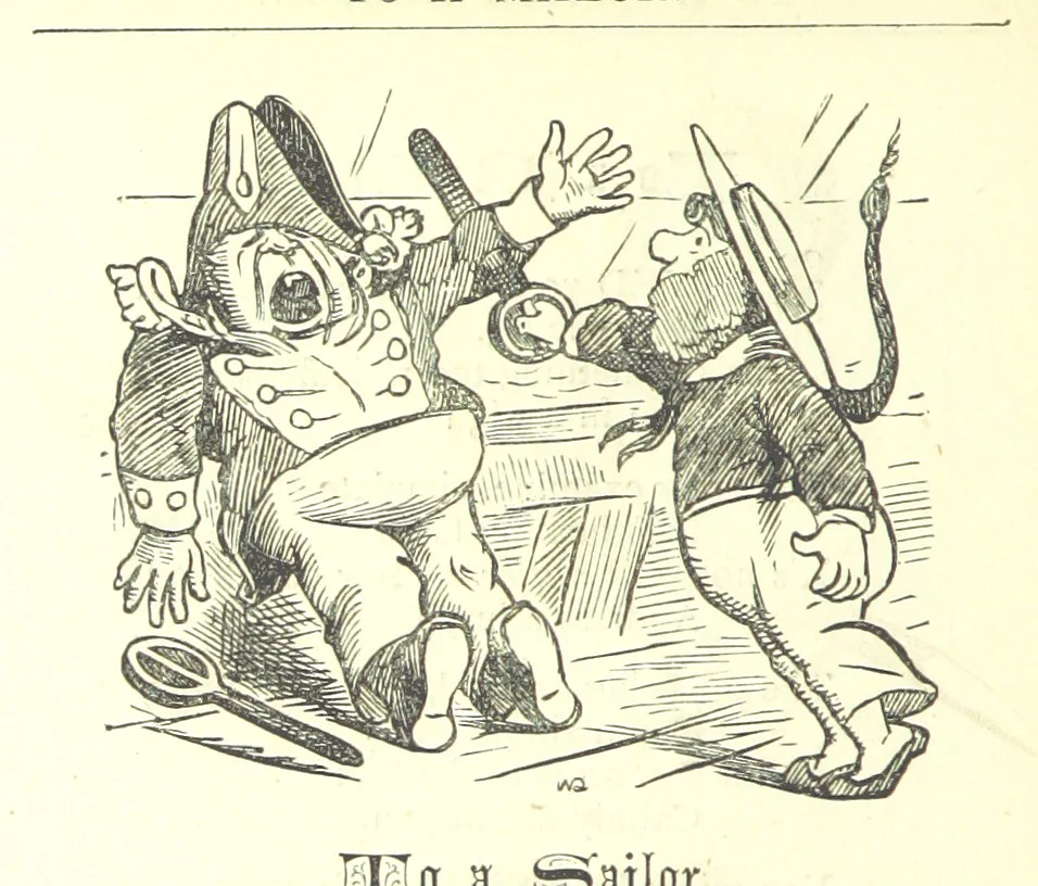 An illustration from Love Lyrics and Valentine Verses, for young and old. [E. M. Davies. With illustrations, 1875, leaf 306