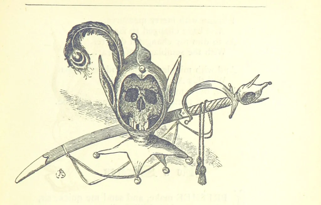 An illustration from Love Lyrics and Valentine Verses, for young and old. [E. M. Davies. With illustrations, 1875, leaf 307