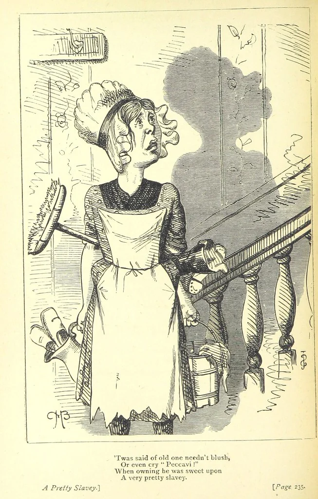 An illustration from Love Lyrics and Valentine Verses, for young and old. [E. M. Davies. With illustrations, 1875, leaf 310