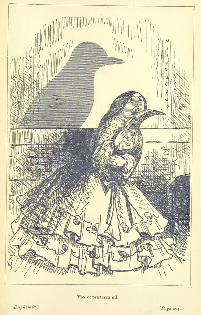 An illustration from Love Lyrics and Valentine Verses, for young and old. [E. M. Davies. With illustrations, 1875, leaf 347