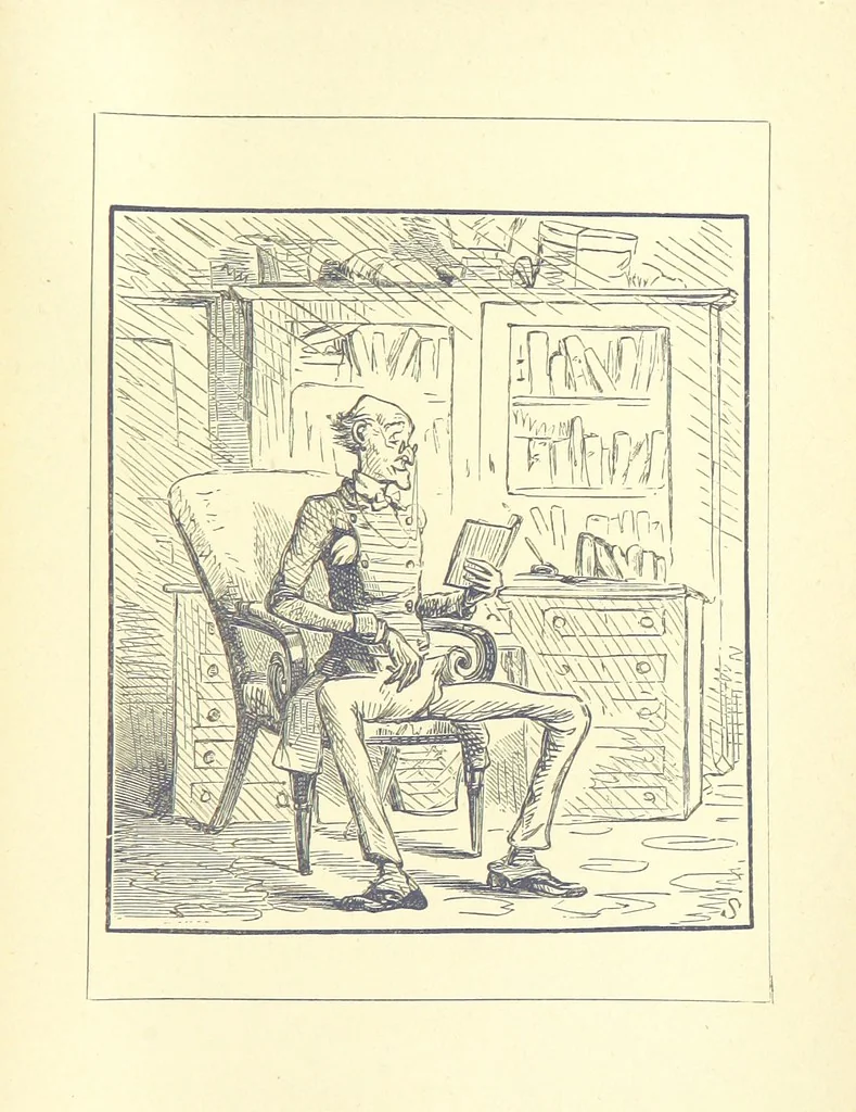 An illustration from Love Lyrics and Valentine Verses, for young and old. [E. M. Davies. With illustrations, 1875, leaf 367