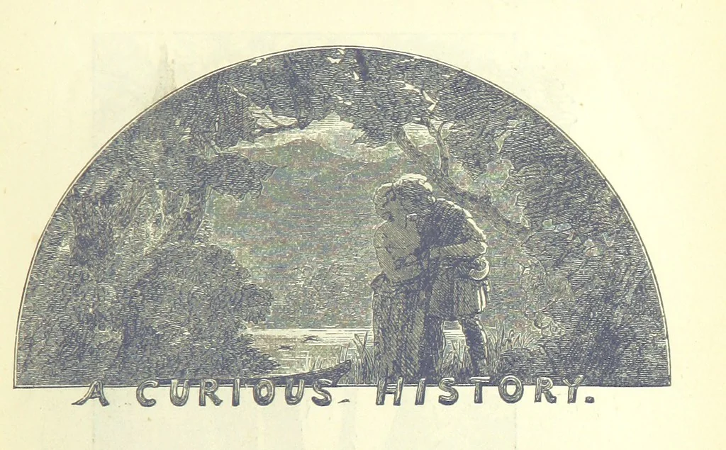 An illustration from Love Lyrics and Valentine Verses, for young and old. [E. M. Davies. With illustrations, 1875, leaf 439