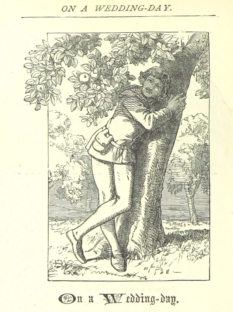An illustration from Love Lyrics and Valentine Verses, for young and old. [E. M. Davies. With illustrations, 1875, leaf 440