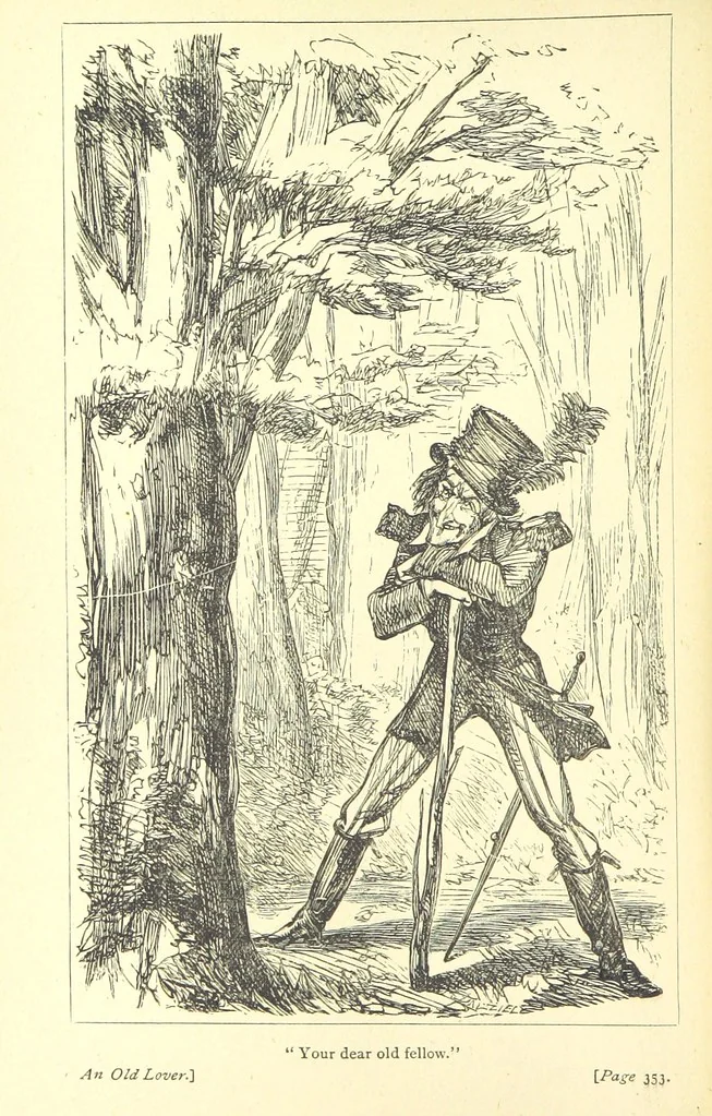 An illustration from Love Lyrics and Valentine Verses, for young and old. [E. M. Davies. With illustrations, 1875, leaf 460