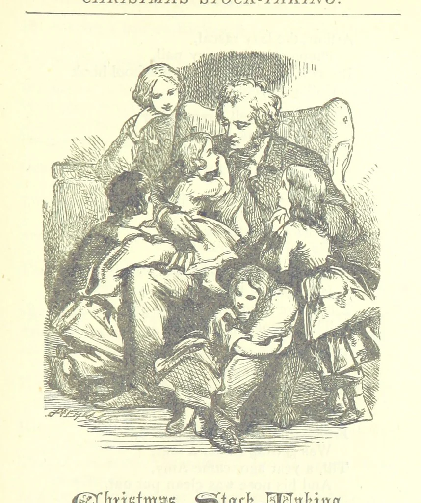 An illustration from Love Lyrics and Valentine Verses, for young and old. [E. M. Davies. With illustrations, 1875, leaf 471