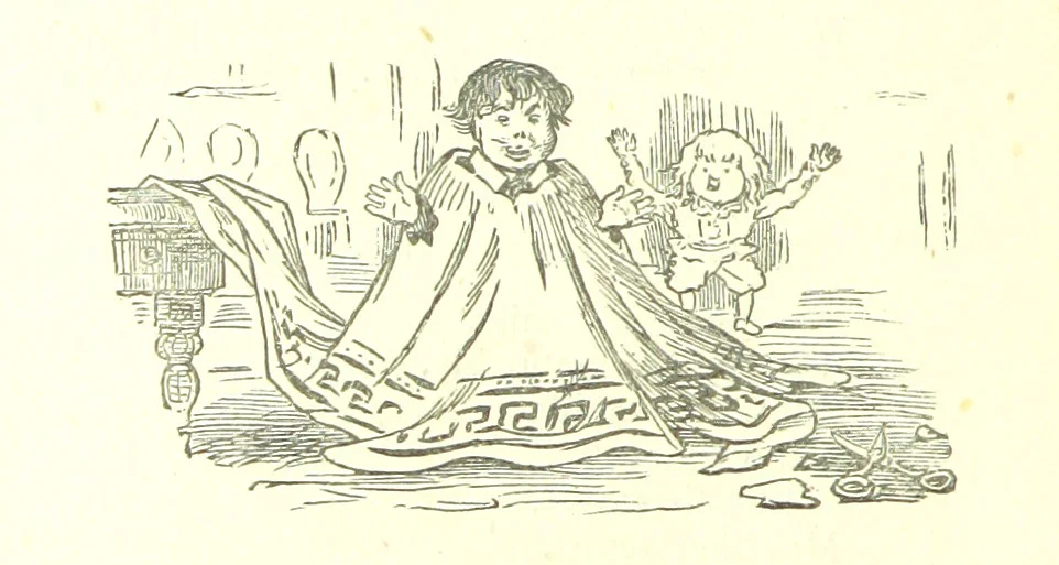 An illustration from Love Lyrics and Valentine Verses, for young and old. [E. M. Davies. With illustrations, 1875, leaf 486