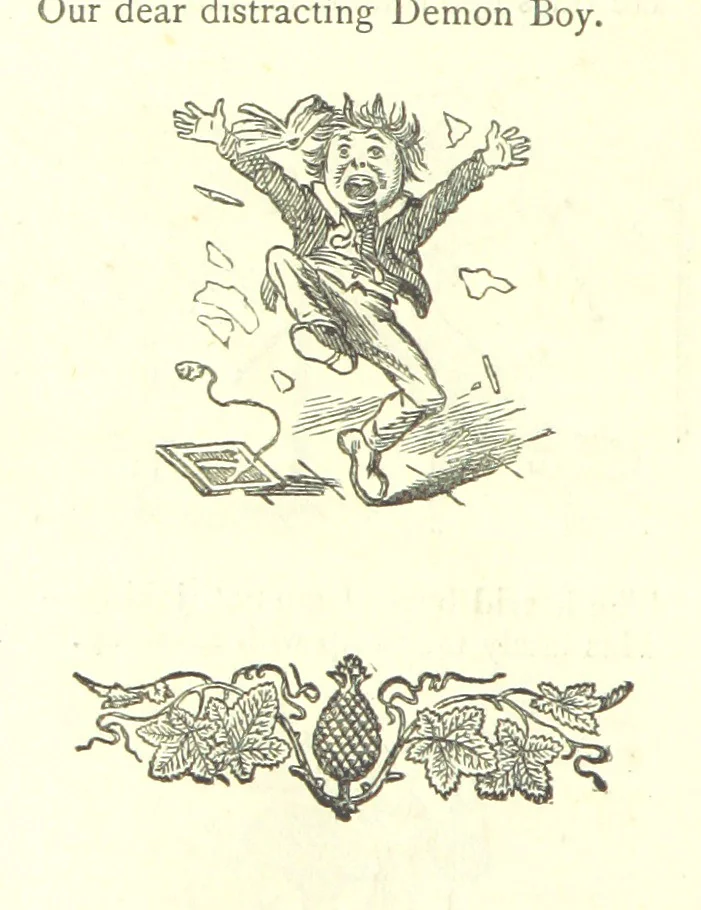 An illustration from Love Lyrics and Valentine Verses, for young and old. [E. M. Davies. With illustrations, 1875, leaf 488