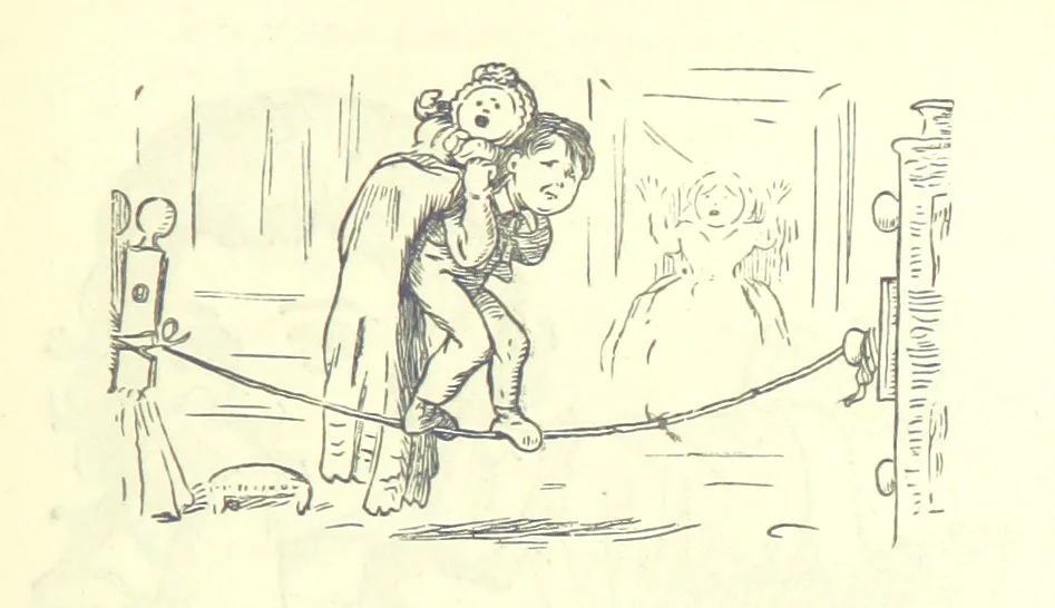 An illustration from Love Lyrics and Valentine Verses, for young and old. [E. M. Davies. With illustrations, 1875, leaf 489