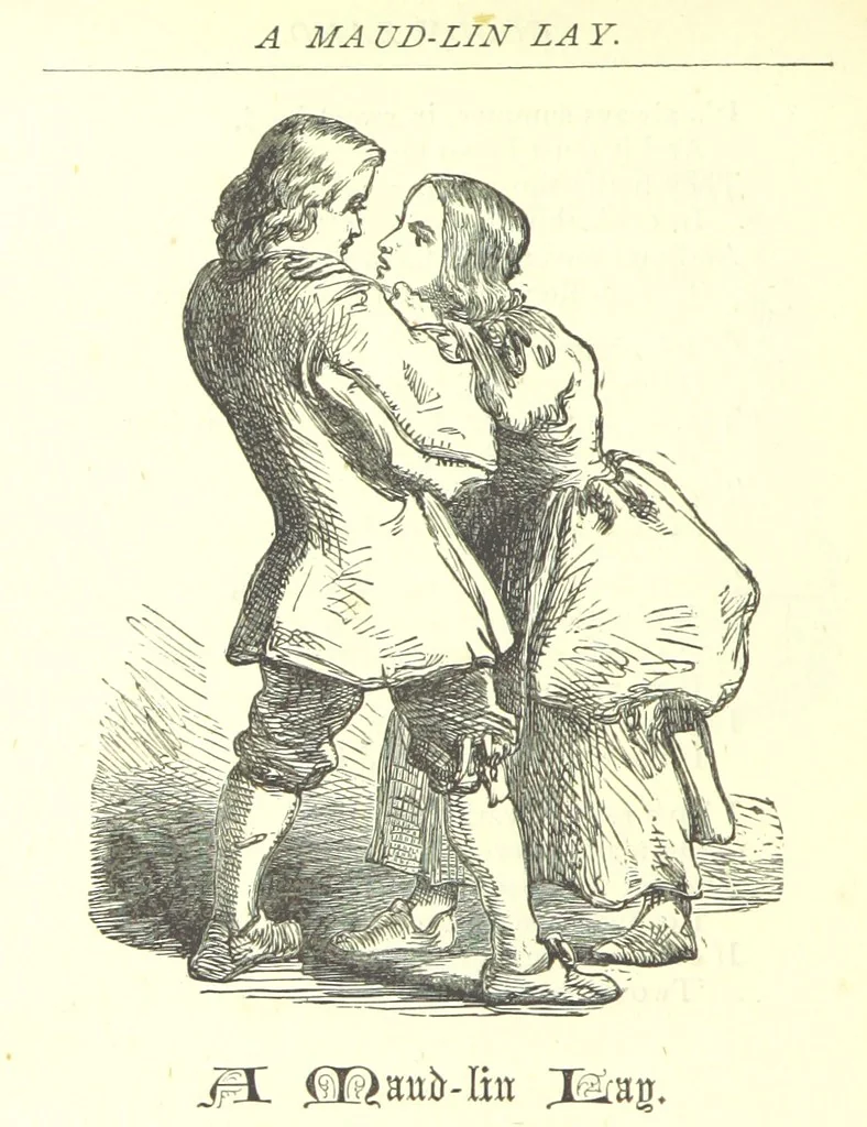 An illustration from Love Lyrics and Valentine Verses, for young and old. [E. M. Davies. With illustrations, 1875, leaf 492