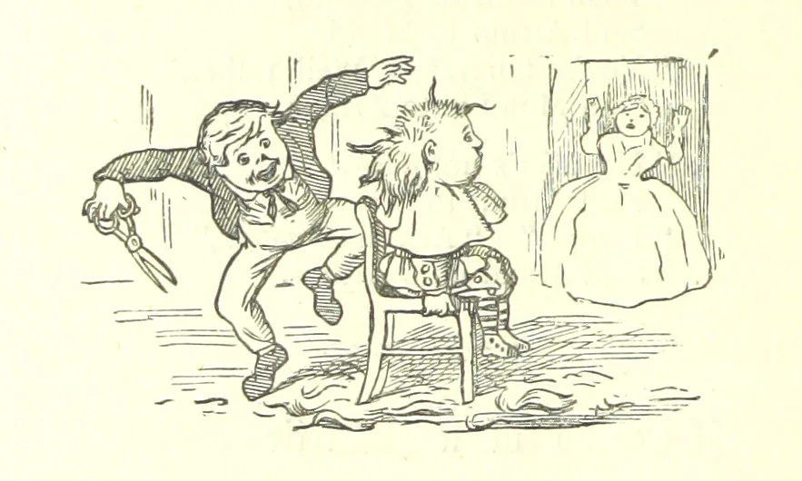 An illustration from Love Lyrics and Valentine Verses, for young and old. [E. M. Davies. With illustrations, 1875, leaf 494