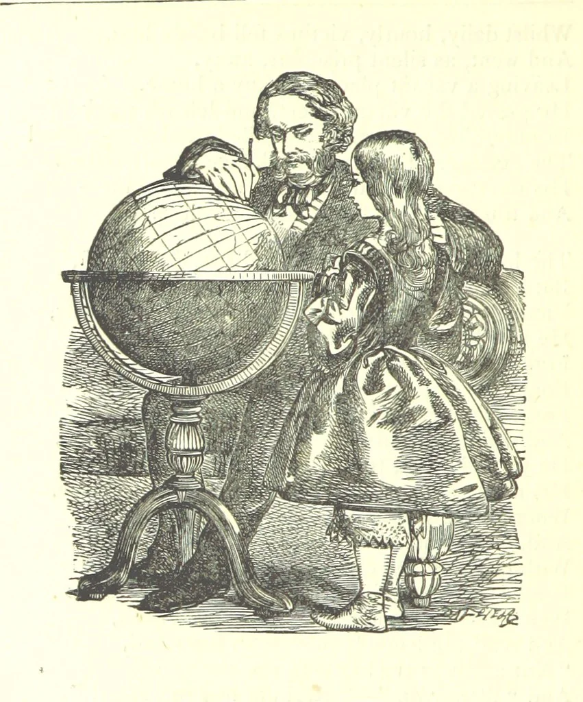 An illustration from Love Lyrics and Valentine Verses, for young and old. [E. M. Davies. With illustrations, 1875, leaf 520