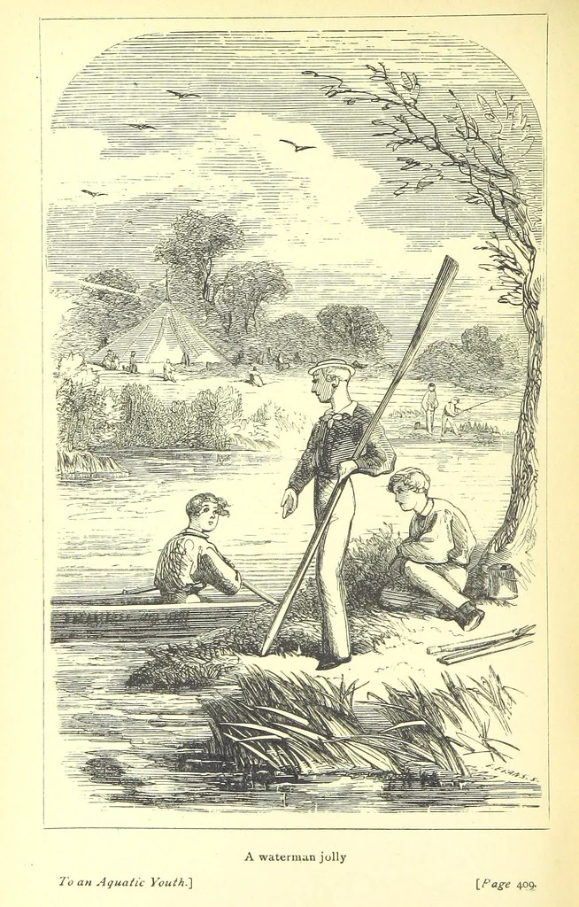 An illustration from Love Lyrics and Valentine Verses, for young and old. [E. M. Davies. With illustrations, 1875, leaf 526