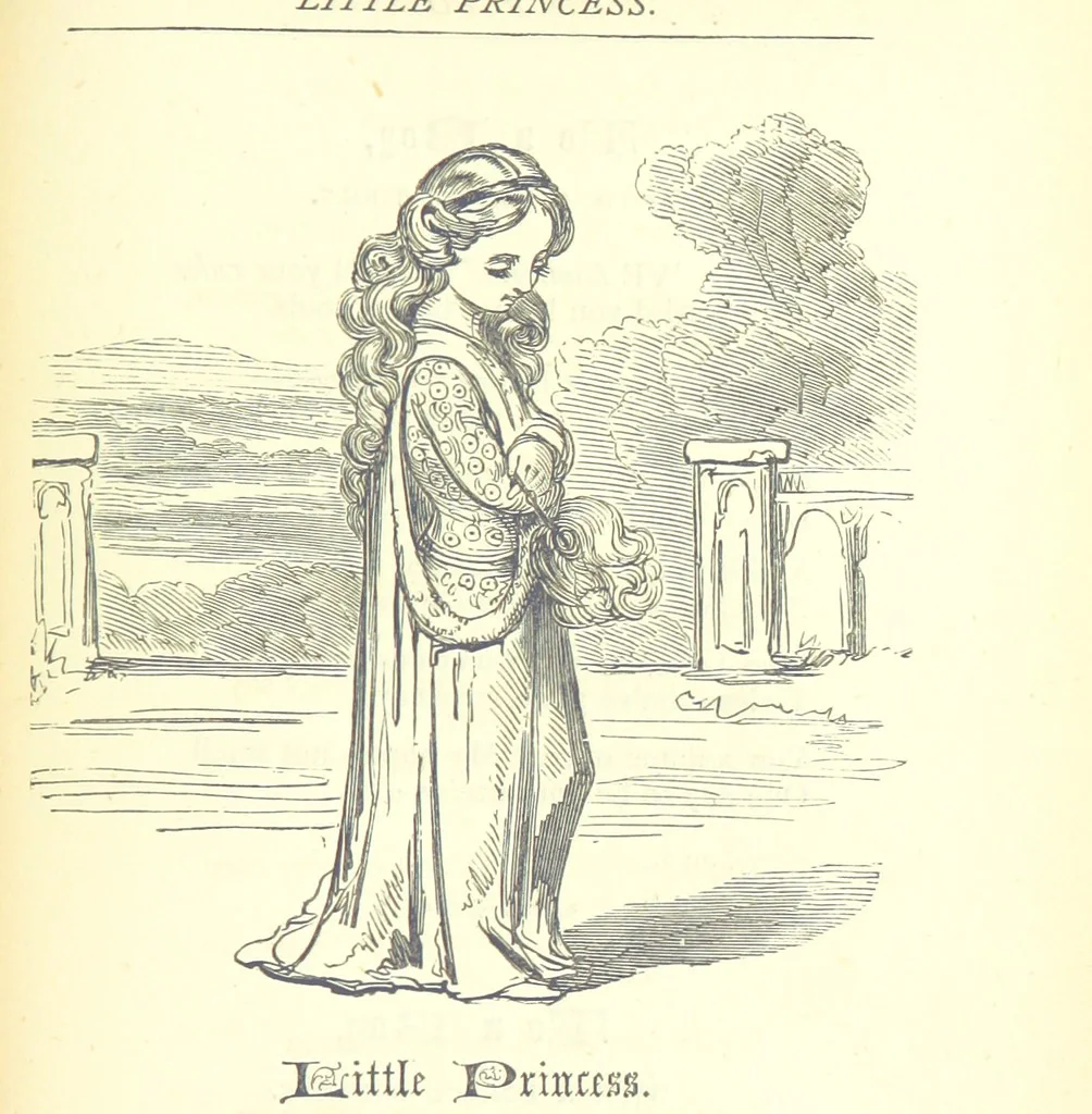 An illustration from Love Lyrics and Valentine Verses, for young and old. [E. M. Davies. With illustrations, 1875, leaf 543