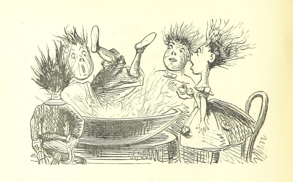 An illustration from Love Lyrics and Valentine Verses, for young and old. [E. M. Davies. With illustrations, 1875, leaf 570