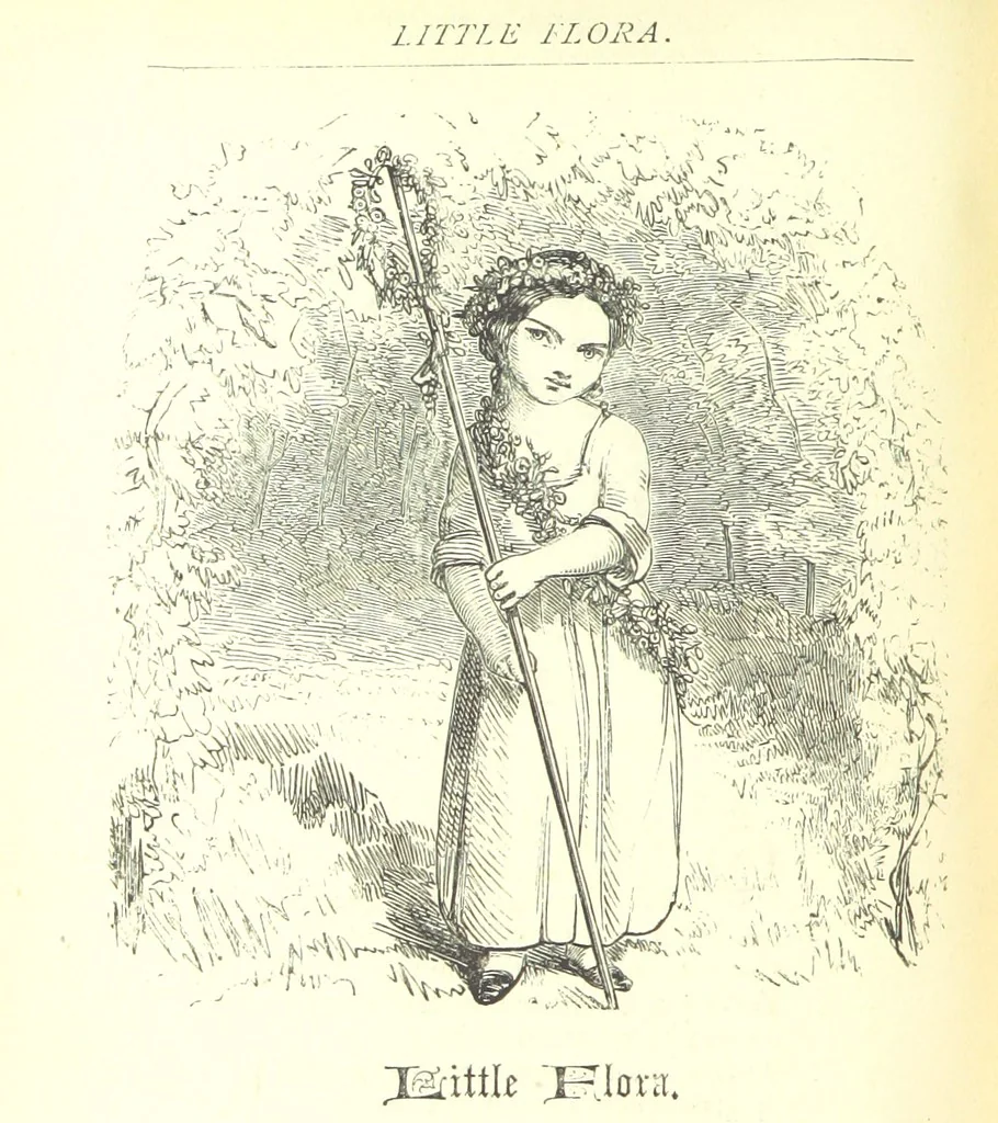 An illustration from Love Lyrics and Valentine Verses, for young and old. [E. M. Davies. With illustrations, 1875, leaf 572