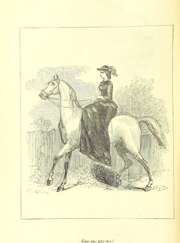 An illustration from Love Lyrics and Valentine Verses, for young and old. [E. M. Davies. With illustrations, 1875, leaf 576